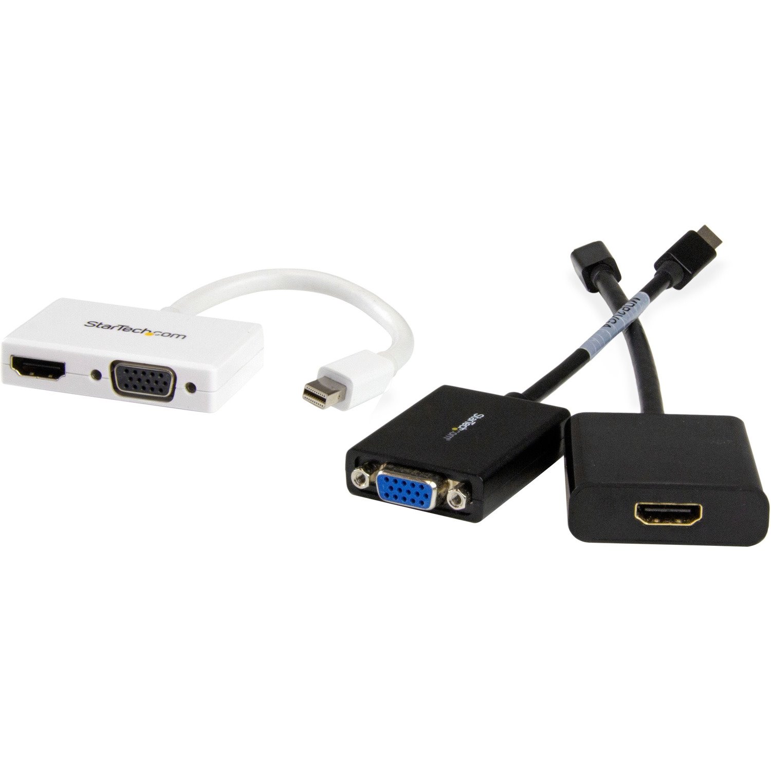 StarTech.com Travel A/V Adapter - 2-in-1 Mini DisplayPort to HDMI or VGA Converter - White