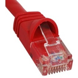 ICC Patch Cord, Cat 6 Molded Boot, Red