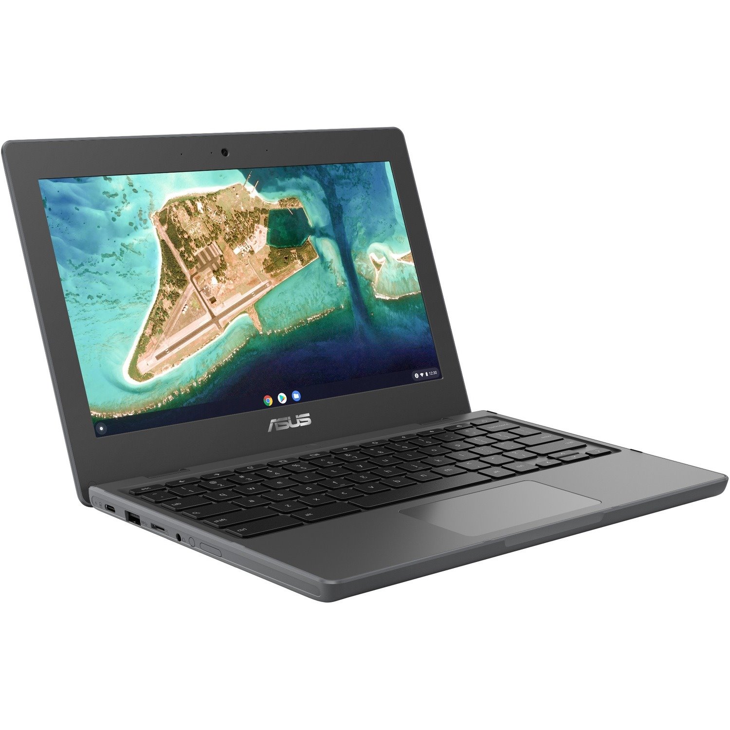 Asus Chromebook Flip CR1 CR1100FKA-P3RS-CA 11.6" Touchscreen Convertible 2 in 1 Chromebook - HD - Intel Pentium Silver N6000 - 8 GB - 64 GB Flash Memory - Dark Gray