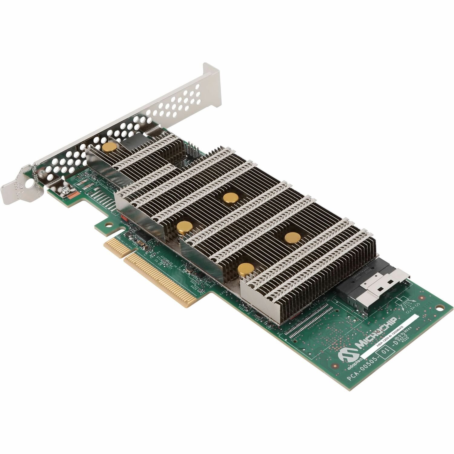 Microchip Adaptec 1200-8i SAS/SATA/NVMe Controller - 24Gb/s SAS, NVMe, Serial ATA/600 - PCI Express 4.0 x8 - Plug-in Card