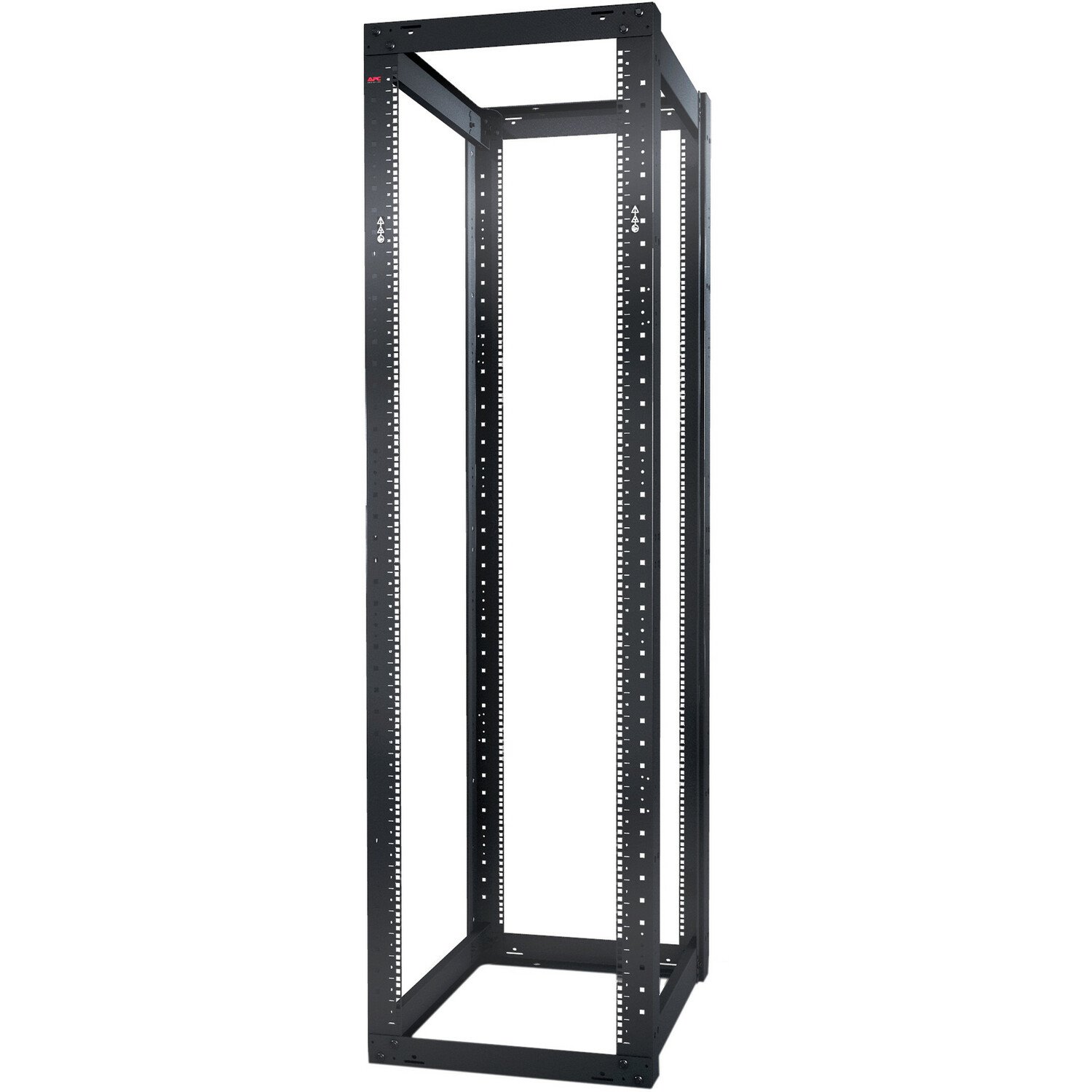 APC by Schneider Electric NetShelter 4 Post Open Frame Rack 44U Square Holes