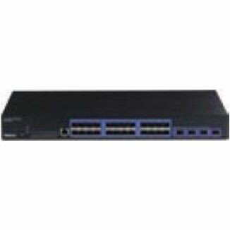 TRENDnet 28-Port Layer 2 Managed SFP Switch with 10G SFP+ Ports, TL2-F70284, 24 x Gigabit SFP Ports, 4 x 10G SFP+ Ports, Web Based Management, 128Gbps Switching Capacity, Lifetime Protection, Black