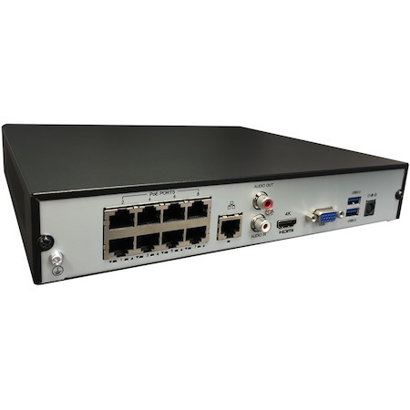 Gyration 8-Channel Network Video Recorder With PoE
