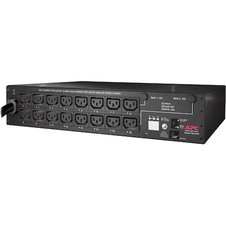 APC NetShelter Switched Rack PDU, 2U, 30A, 208V, 16 C13 outlet