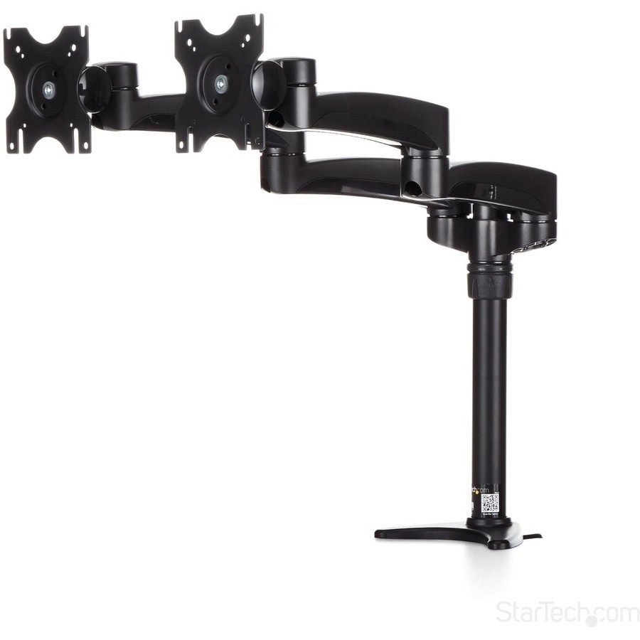 STARTECH.COM DUAL MONITOR DESK MOUNT, UP TO 24", ARTICULATING, H/ADJ, VESA, 5YR