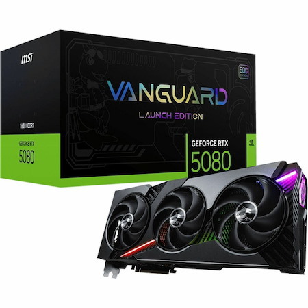 MSI NVIDIA GeForce RTX 5080 Graphic Card - 16 GB GDDR7
