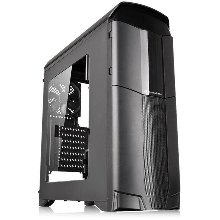 Thermaltake Versa N26 Computer Case - Mini ITX, Micro ATX, ATX Motherboard Supported - Mid-tower - SPCC - Black