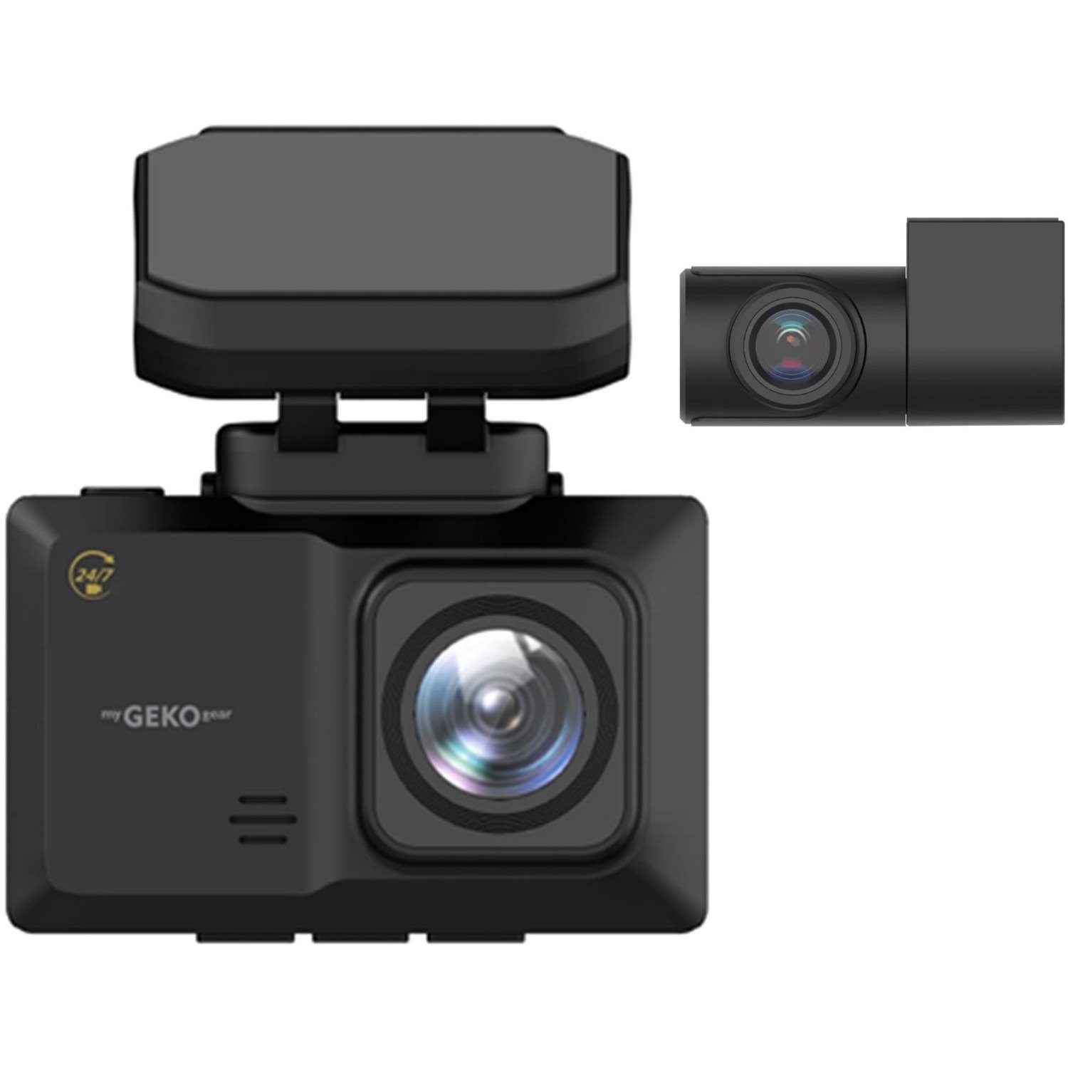 GekoGear Orbit 951 Front/Rear Vehicle Camera - Black