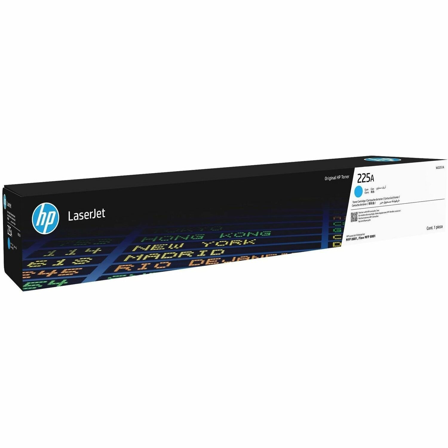 HP 225A Origineel Standaard Rendement Laser Tonercartridge - Cyaan Verpakking