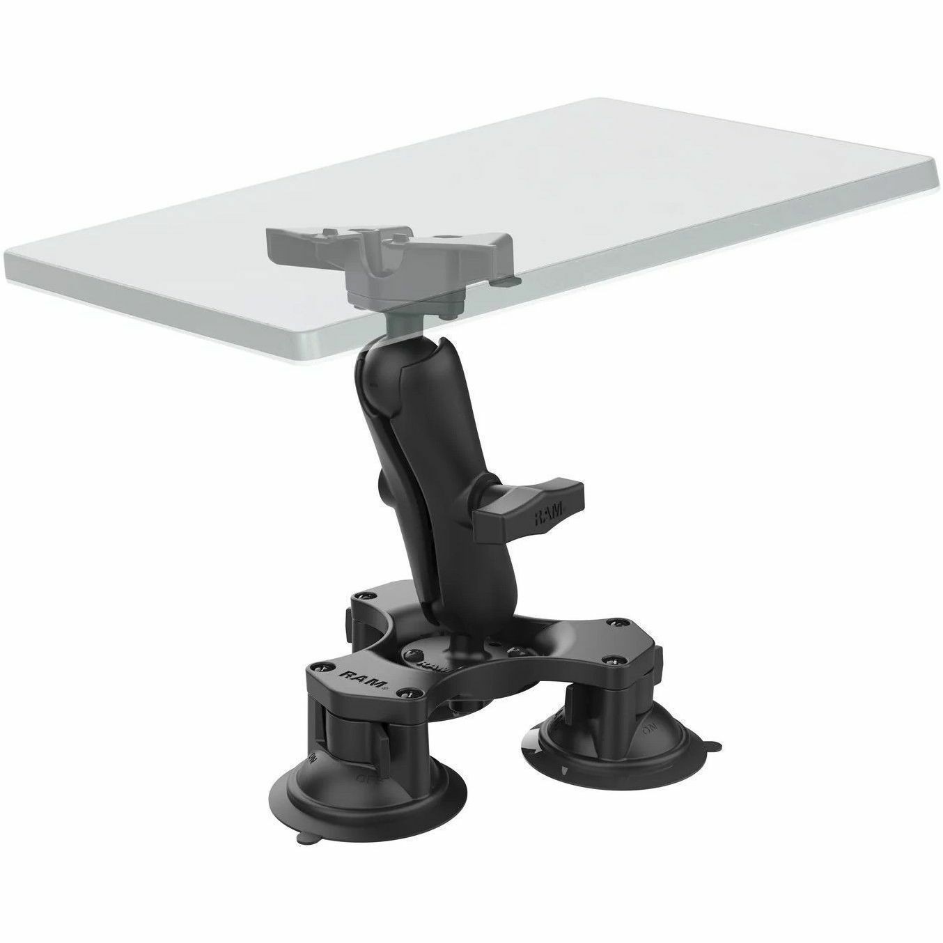 Ram Mounts Ram Triple Suction Cup Base W/