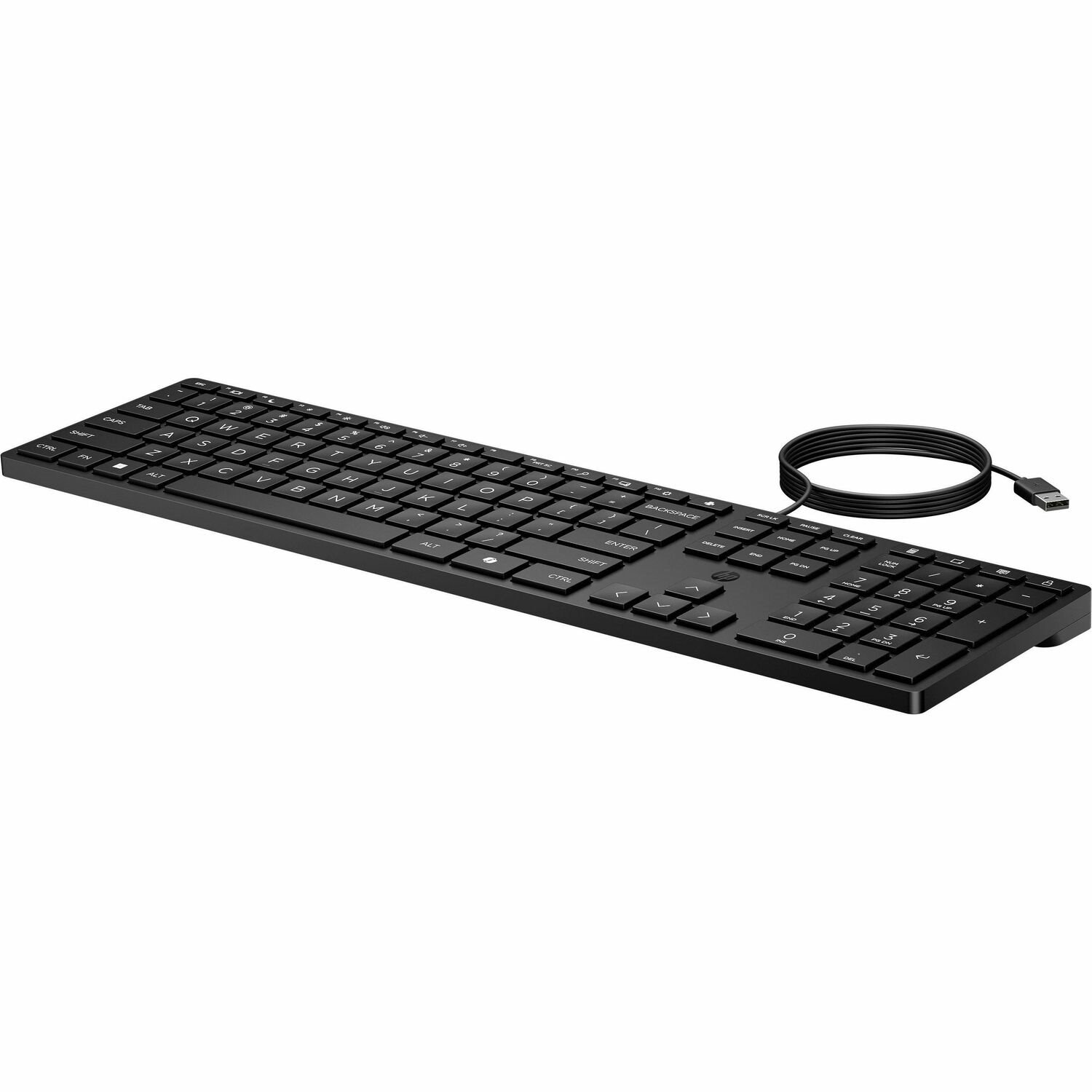 HP 320K Keyboard - Cable Connectivity - USB Interface