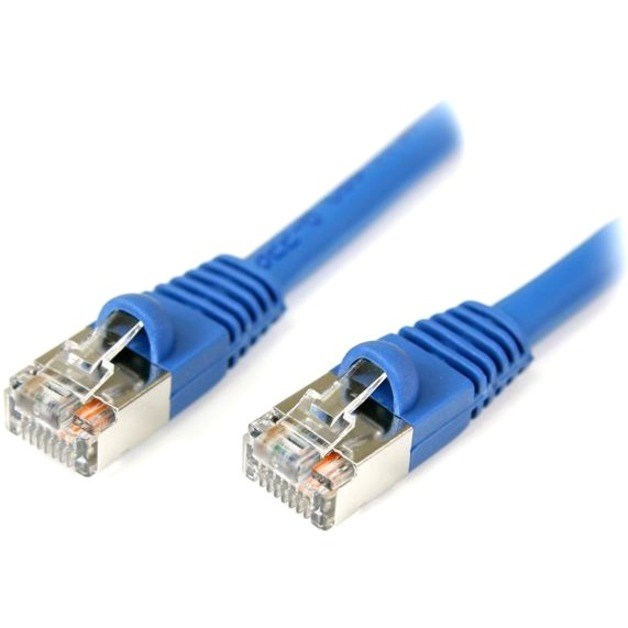 StarTech.com 15 ft Blue Snagless Shielded Cat5e Patch Cable