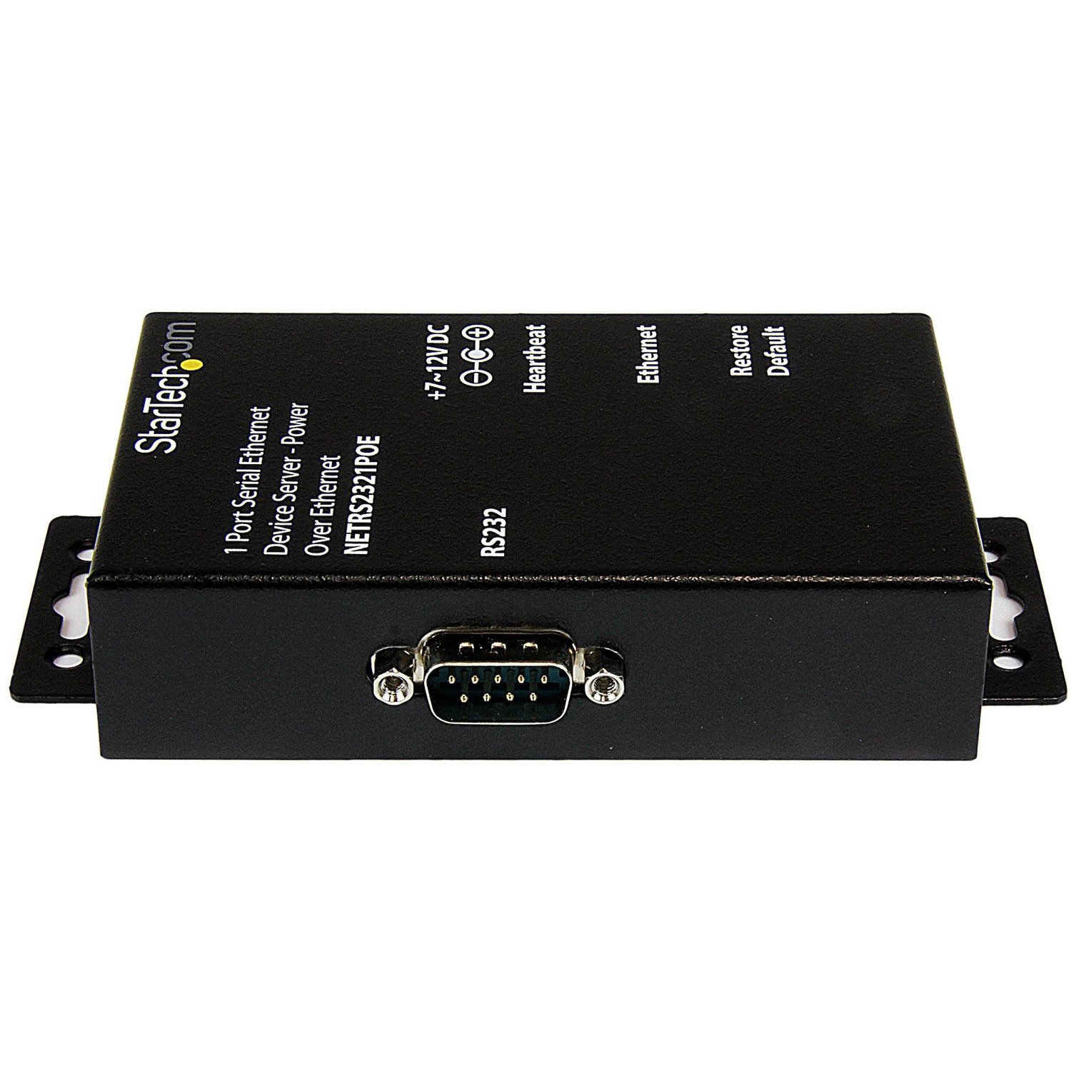 StarTech.com 1 Port RS232 Serial Ethernet Device Server, PoE Power Over Ethernet, TAA - Replaced by I13P-SERIAL-ETHERNET