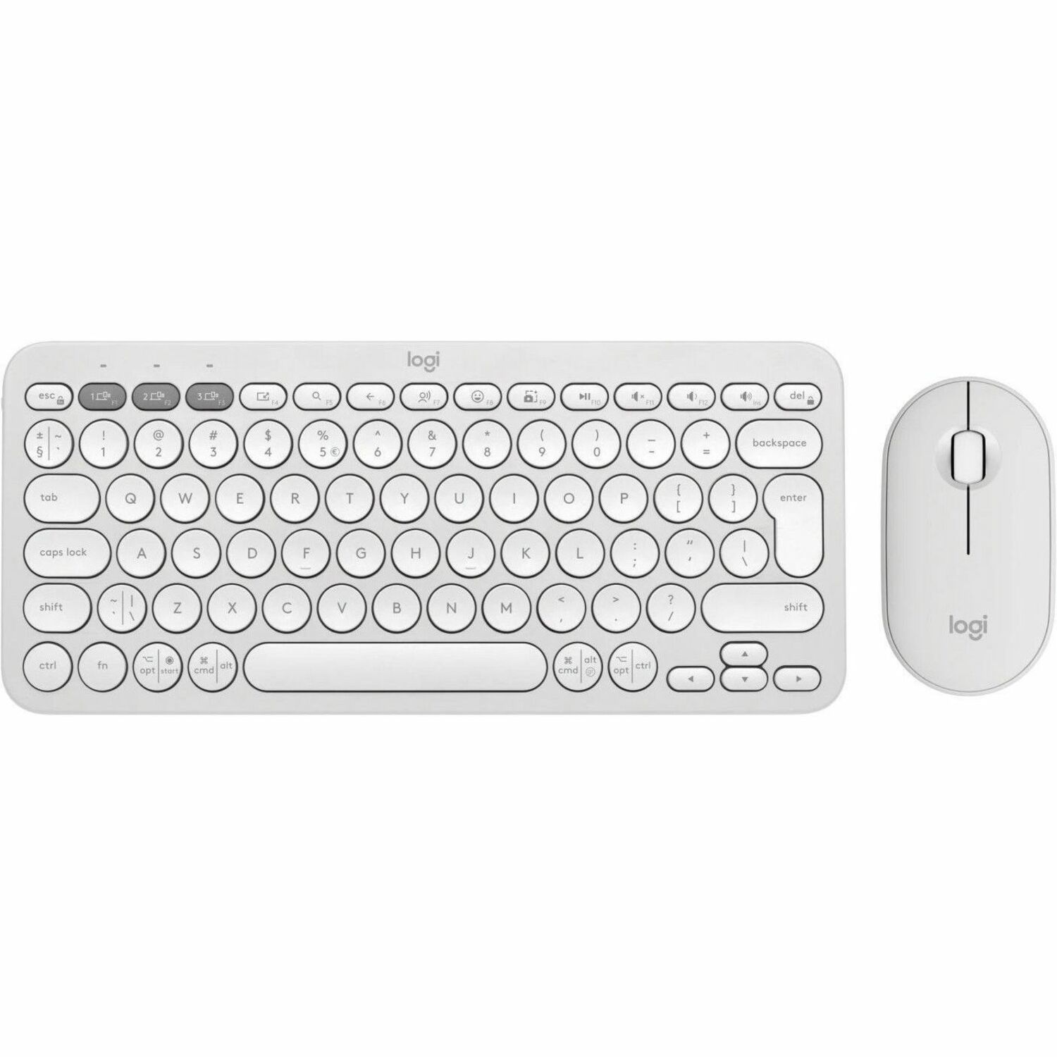 Logitech Pebble 2 Combo Tonal White Us Intl N/A