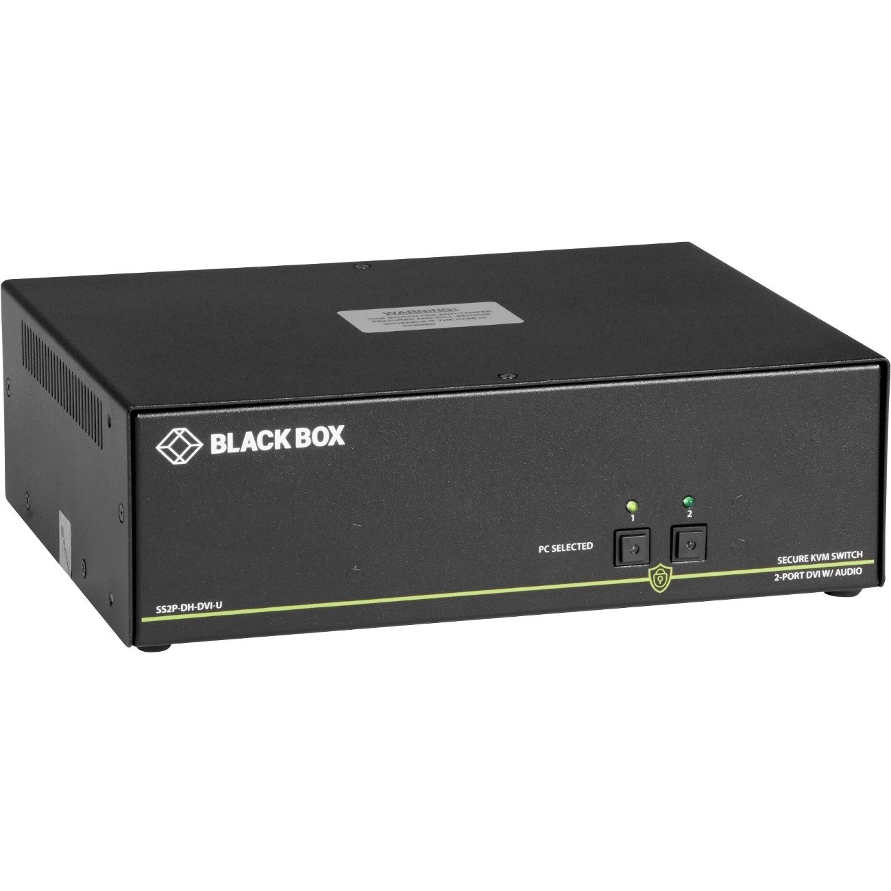 Black Box NIAP 3.0 Secure 2-Port Dual-Head DVI-I KVM Switch