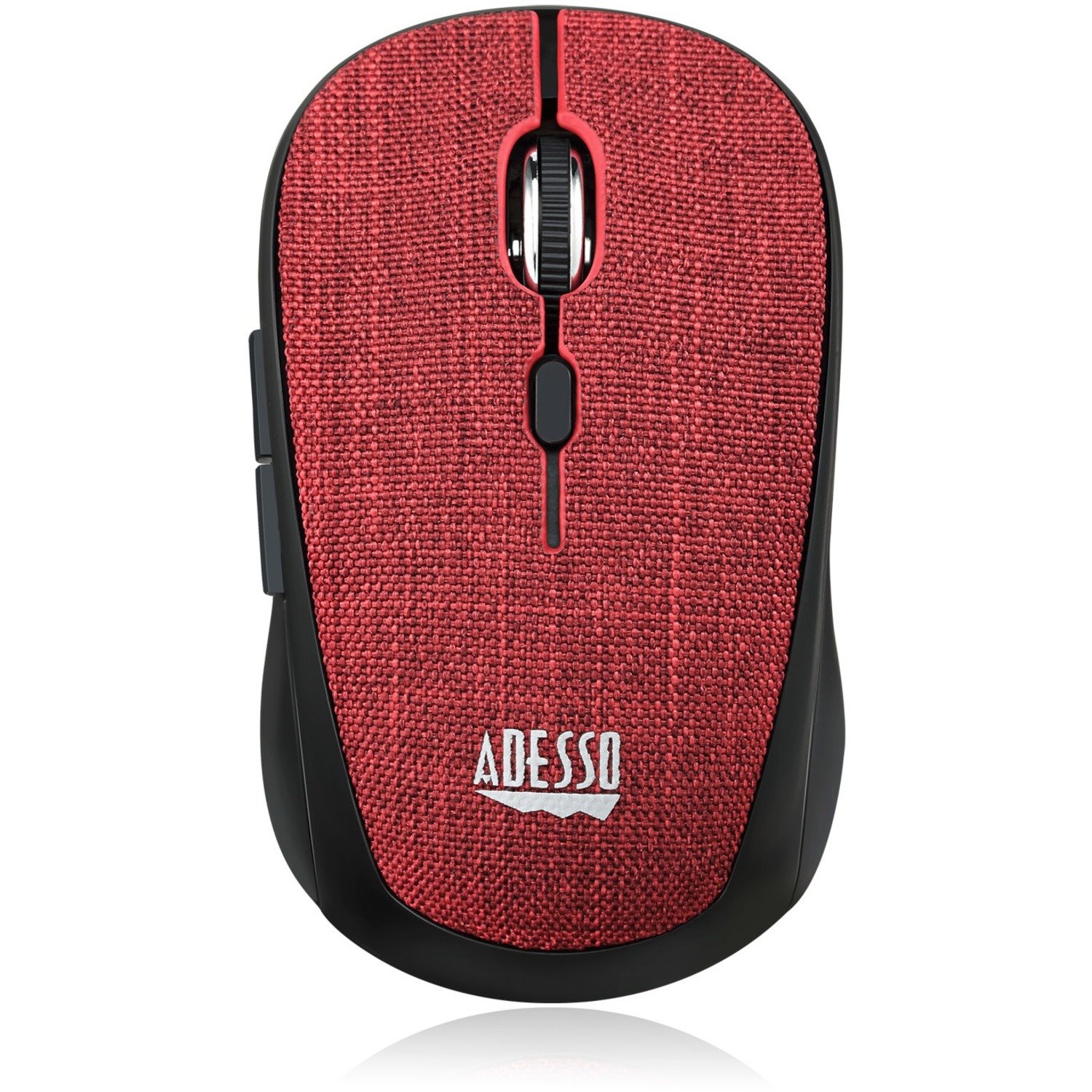 Adesso iMouse S80R - Wireless Fabric Optical Mini Mouse (Red)