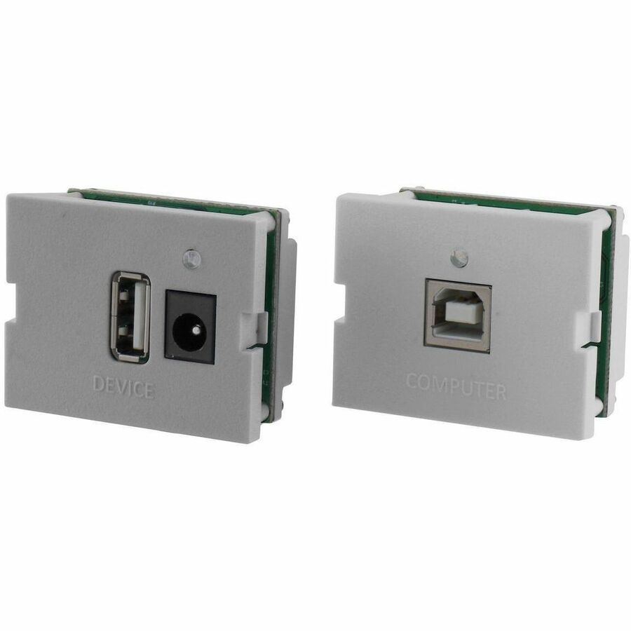 Hubbell Premise Wiring USB Connector, 2.0 TR/TX Kit, A/B, 110Terminals, 1.5-Unit, Gray