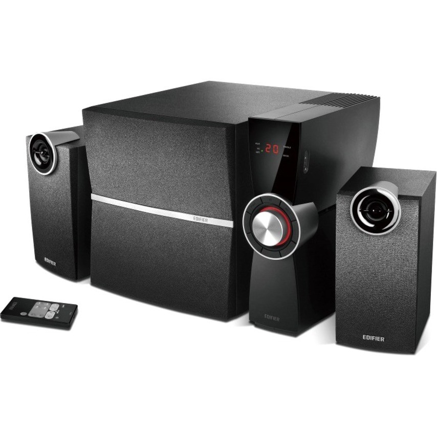 Edifier C2XD 2.1 Speaker System - 53 W RMS - Black