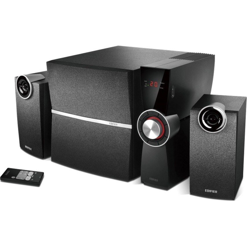 Edifier C2XD 2.1 Luidsprekersysteem - 53 W RMS - Zwart