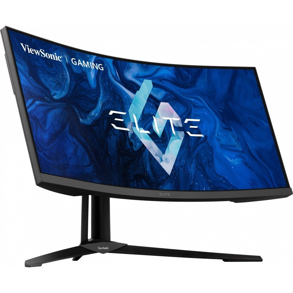 ViewSonic XG341C-2K 34 Inch 1440p 21:9 Curved Gaming Monitor 1ms, 200Hz, FreeSync Premium Pro, Mini LED, HDMI 2.1, USB C, HDR1400