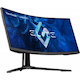 ViewSonic XG341C-2K 34 Inch 1440p 21:9 Curved Gaming Monitor 1ms, 200Hz, FreeSync Premium Pro, Mini LED, HDMI 2.1, USB C, HDR1400
