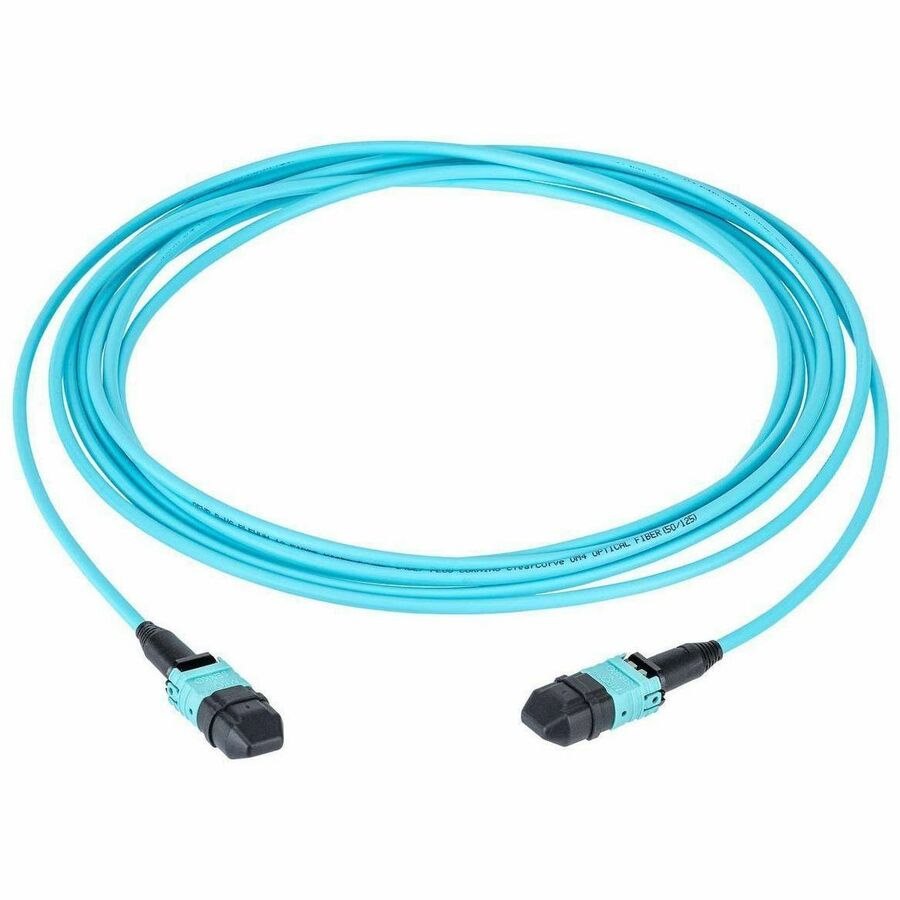 Hubbell Fbr,Cord,P,12F,Mpo,Typb,Om4,3Ft,Np