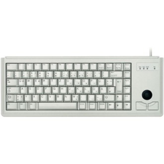 CHERRY G84-4400 Keyboard - Cable Connectivity - PS/2 Interface - Trackball - French - Light Grey