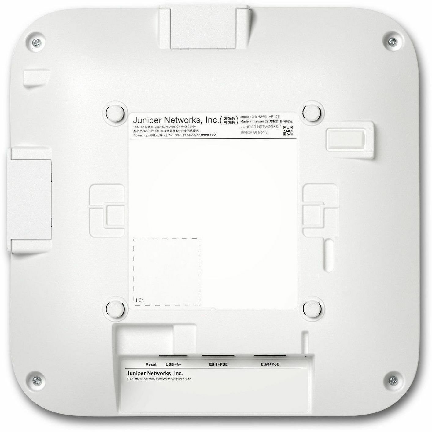 Mist AP45E Tri Band Wi-Fi 6E IEEE 802.11 a/b/g/n/ac/ax 9.60 Gbit/s Wireless Access Point - Indoor