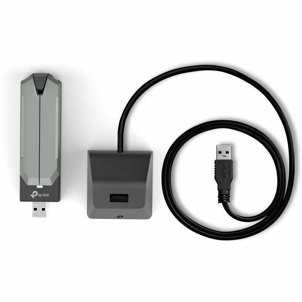 TP-Link Archer TBE401UH IEEE 802.11a/b/g/n/ac/ax/be Tri Band Wi-Fi Adapter for Desktop Computer, Router
