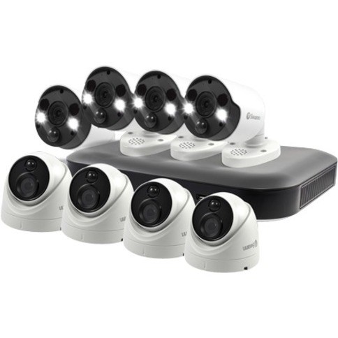 Swann 8 Megapixel 8 Channel Night Vision Wired Video Surveillance System 2 TB HDD