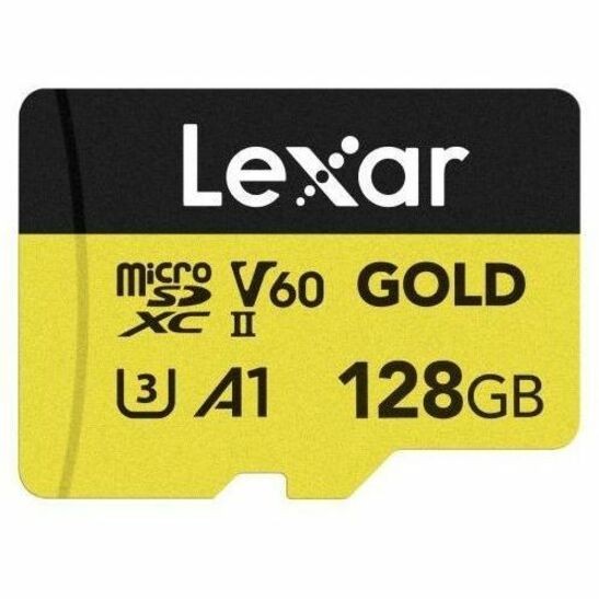 Lexar, Professional, Gold, Uhs-Ii Microsdxc, 128Gb,Memory Card