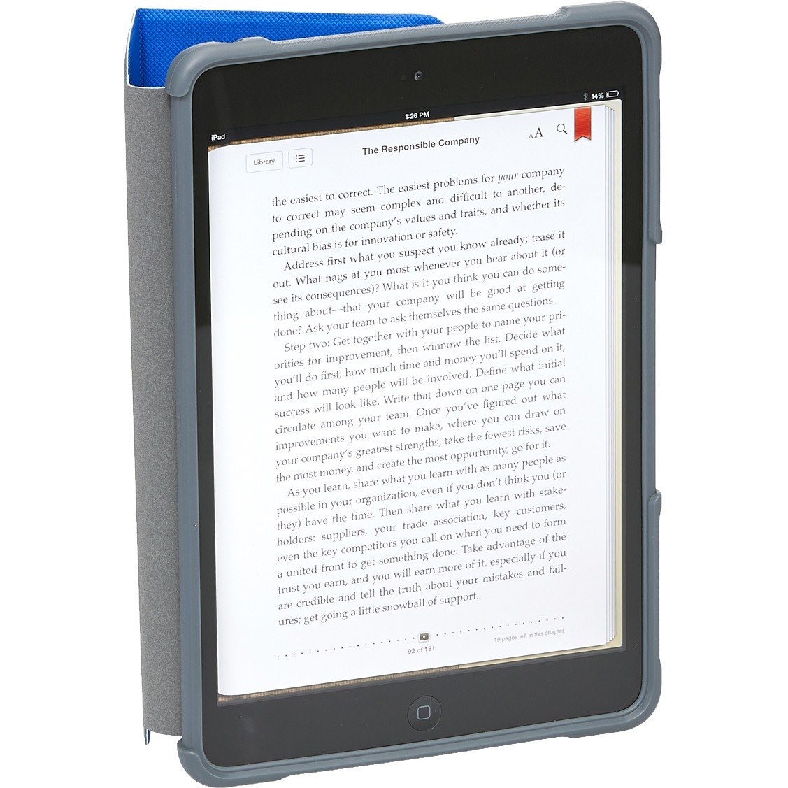 STM Goods dux Carrying Case Apple iPad mini 4 Tablet - Blue