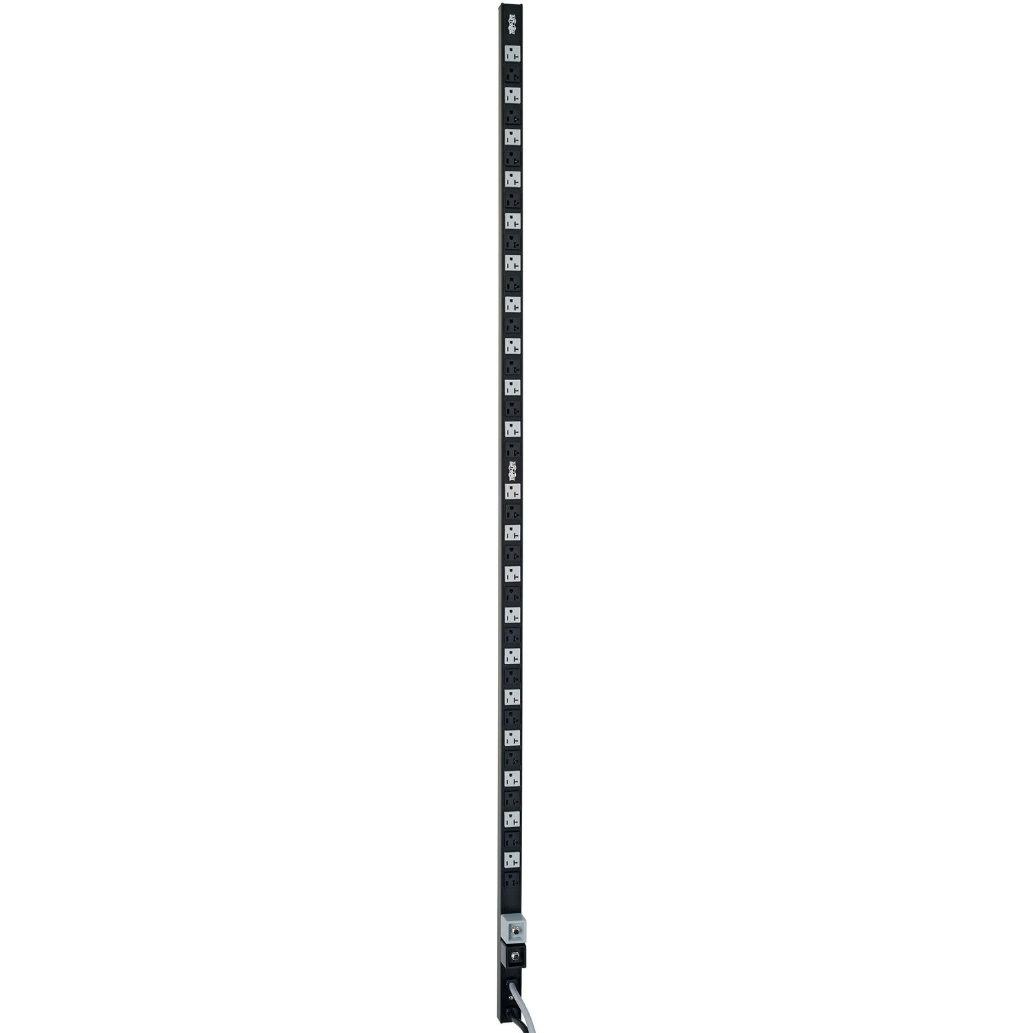 Eaton Tripp Lite Series 3.8kW Single-Phase Dual-Circuit 120V Basic PDU, 40 NEMA 5-15/20R Outlets, NEMA L5-20P/5-20P Inputs, 10 ft. (3.05 m) Cords, 0U