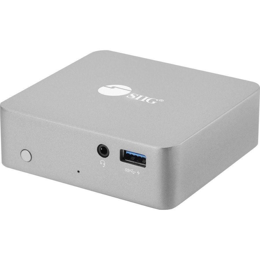 SIIG Aluminum USB-C Mini Docking Station with PD