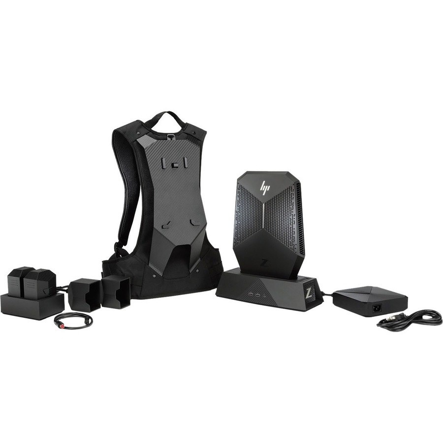 HP Z VR G1 Backpack Workstation - 1 Core i7 7th Gen i7-7820HQ - 16 GB - 256 GB SSD - Small Form Factor - Black