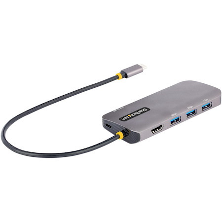 StarTech.com USB Type C Docking Station for Workstation - 100 W - Space Gray - Portable