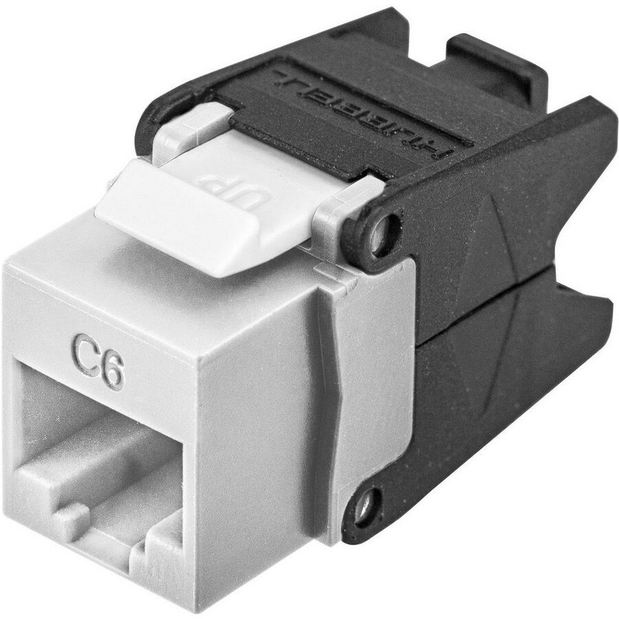 Hubbell Category 6 Jack with Cobra-Lock Termination