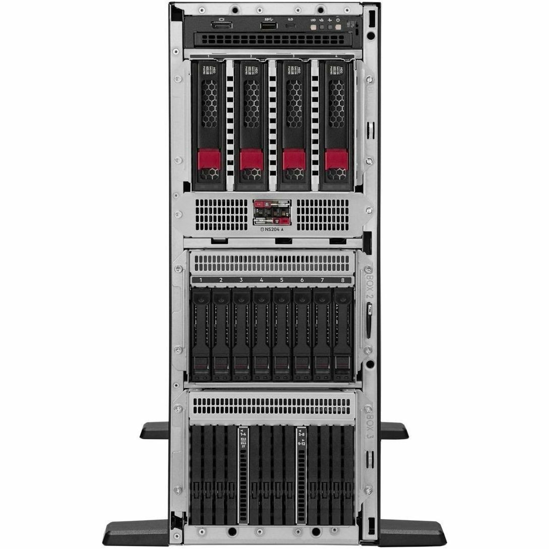 HPE ProLiant Compute ML350 Gen12 4U Tower Server - 1 x Intel Xeon 6 6505P 2.20 GHz - 128 GB RAM - Serial ATA/600, 12Gb/s SAS, NVMe Controller