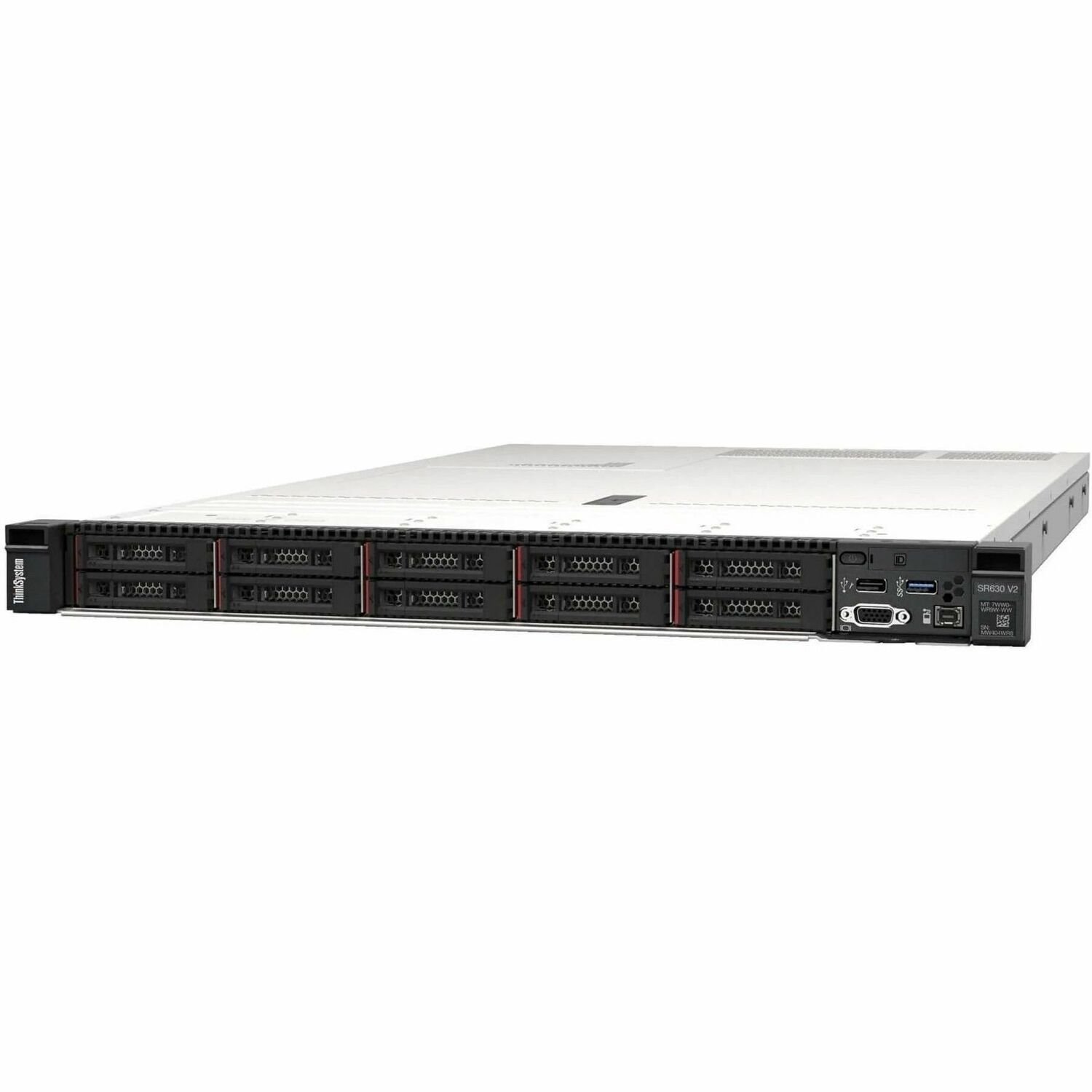 Lenovo ThinkSystem SR630 V2 7Z71A05AEA 1U Rack Server - 1 Xeon Silver 4309Y 2.80 GHz - 32 GB RAM - Serial ATA Controller