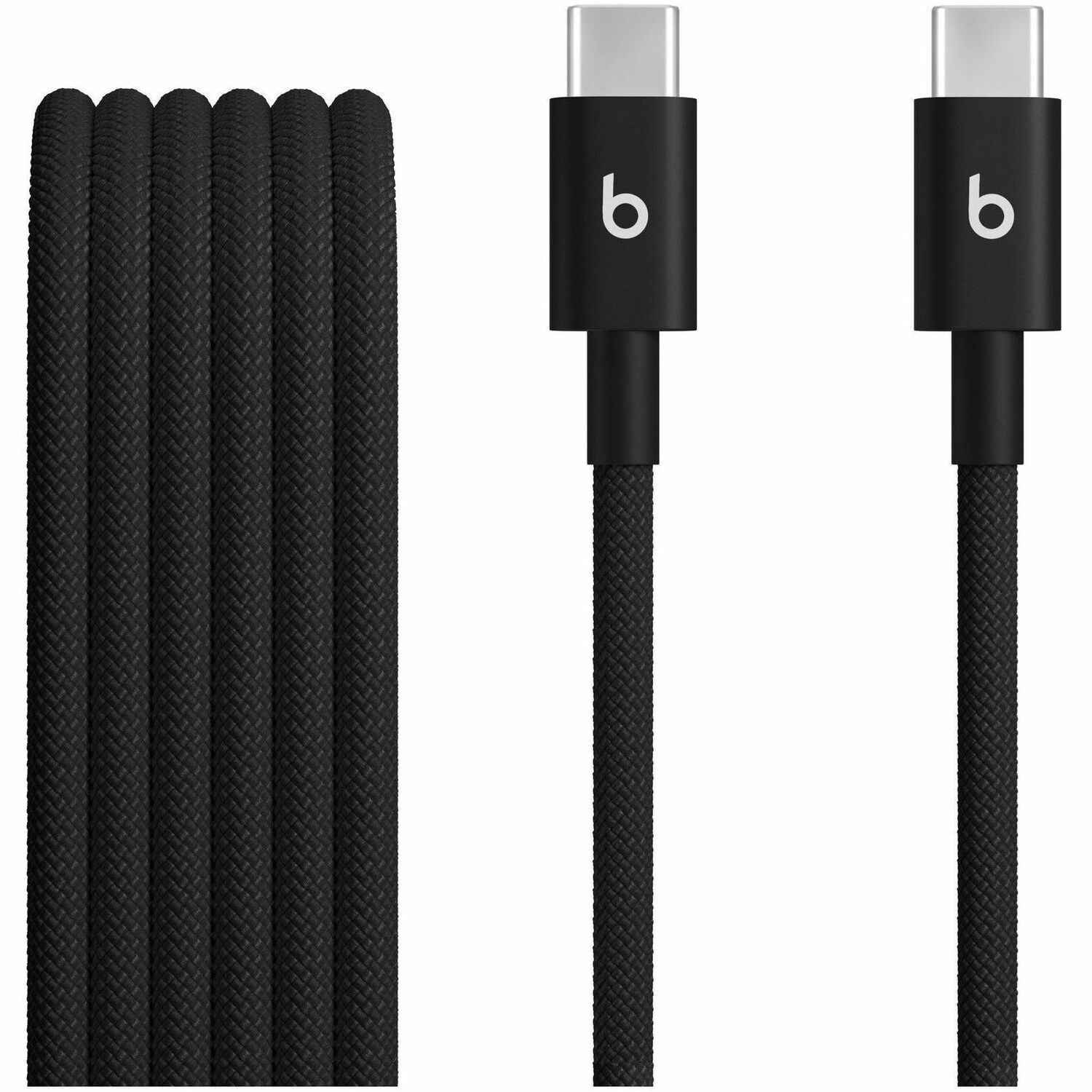 Beats by Dr. Dre USB-C to USB-C Woven Cable (1.5 m / 5 ft) - Bolt Black