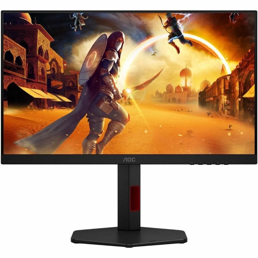 Aoc Gaming 24G4ZR - Led Monitor - Gaming - 24" (23.8" Viewable) - 1920 X 1080 Full HD (1080P) @ 240 HZ - Fast Ips - 1000:1 - HDR10 - 0.3 MS - 2xHDMI, DisplayPort - Black, Red