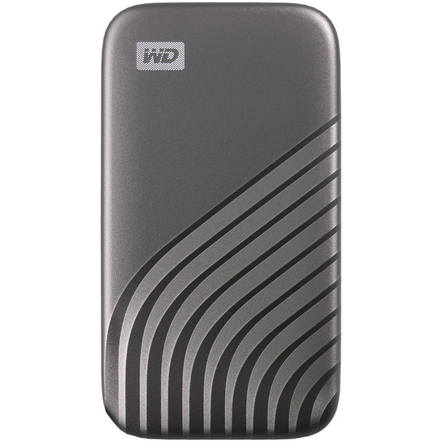WD My Passport Tragbar Solid State-Laufwerk - Extern - 500 GB - Grau