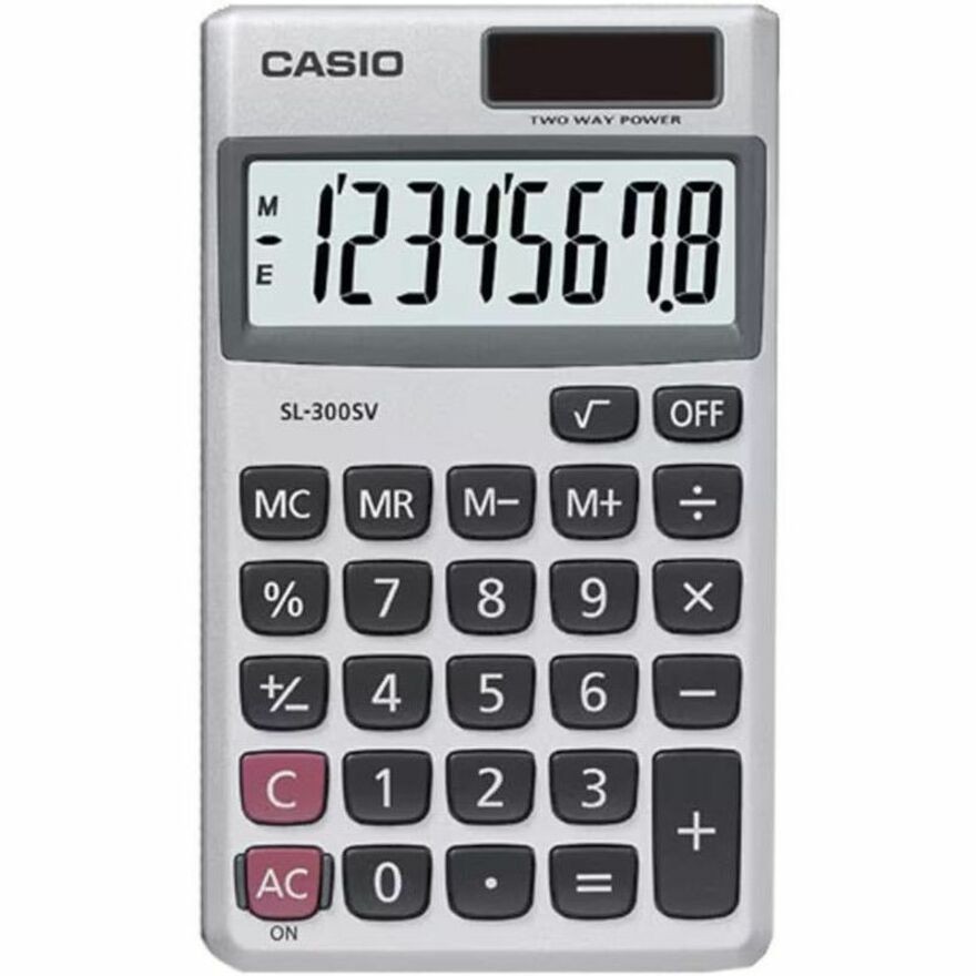 Casio XLg Display Solar BTRY Backup