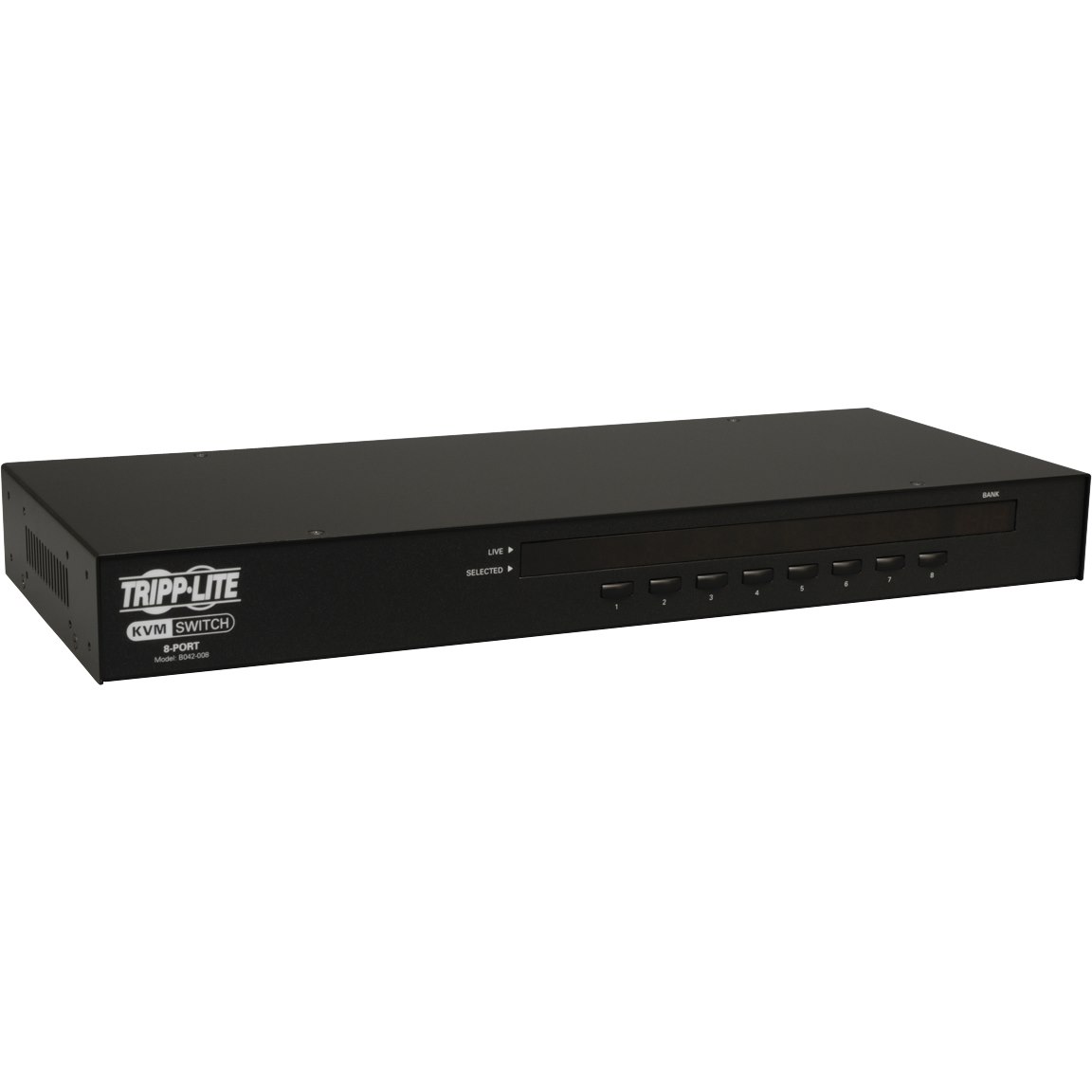 Tripp Lite by Eaton 8-Port 1U Rack-Mount USB/PS2 KVM Switch with On-Screen Display