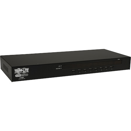 Eaton Tripp Lite Series 8-Port 1U Rack-Mount USB/PS2 KVM Switch with On-Screen Display