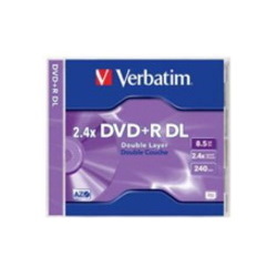Verbatim DVD Recordable Media - DVD+R DL - 2.4x - 8.50 GB - 1