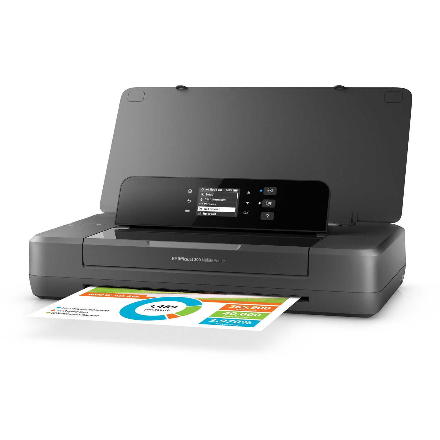 HP OFFICEJET 200 MOBILE PRINTER, A4, 10PPM BLK, 7PPM CLR, 1YR