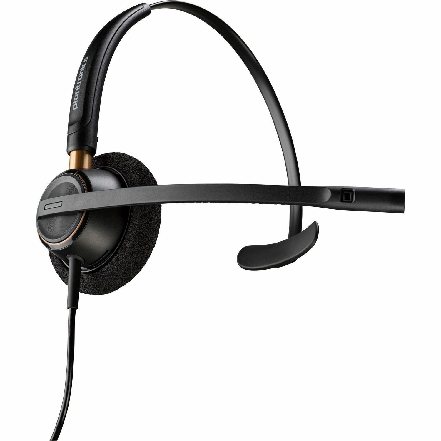 Poly EncorePro HW510D Wired On-ear, Over-the-head Mono Headset - Black - TAA Compliant