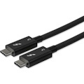 StarTech.com 2.6ft (80cm) Thunderbolt 3 Cable, 40Gbps, 100W PD, 4K/5K Video, Thunderbolt-Certified, Compatible w/ TB4/USB 3.2/DisplayPort