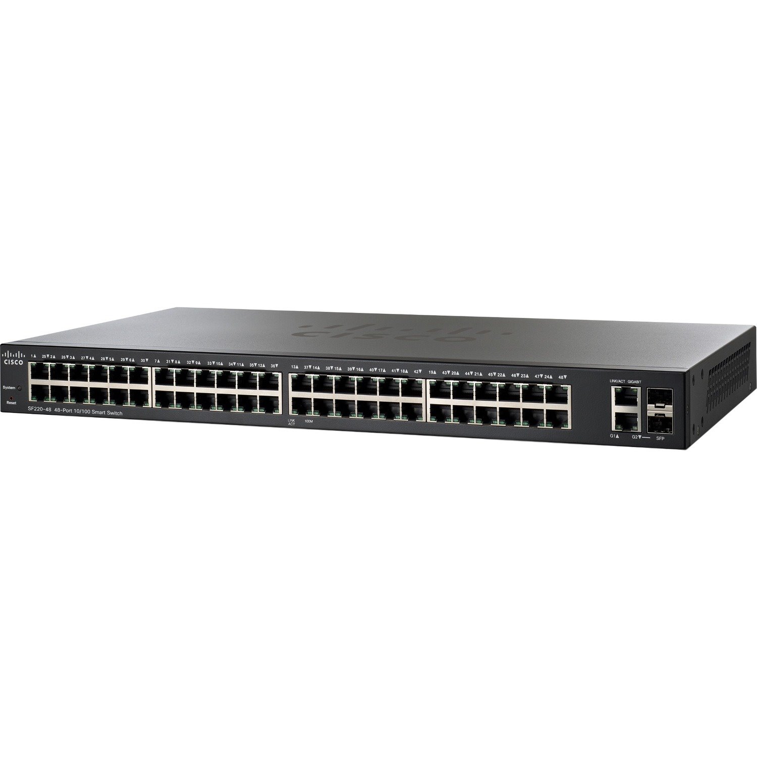 Cisco SF220-48 48-Port 10/100 Smart Plus Switch